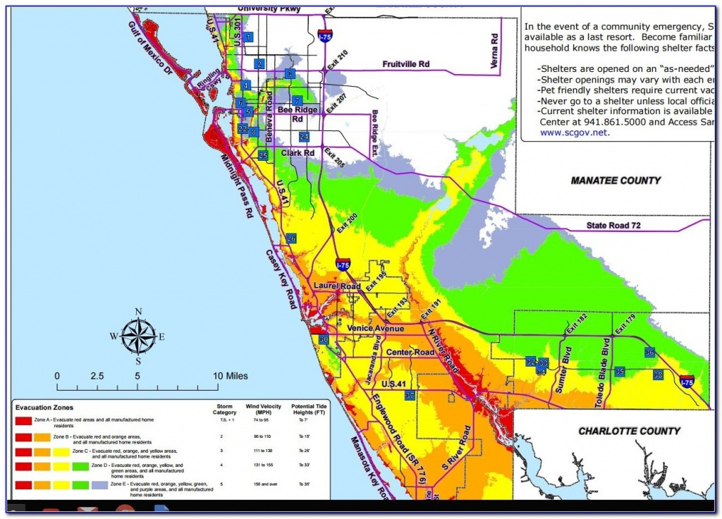 Sarasota Florida Flood Zone Map Wells Printable Map