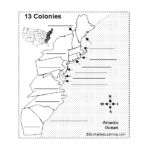13 Colonies Map Quiz PurposeGames