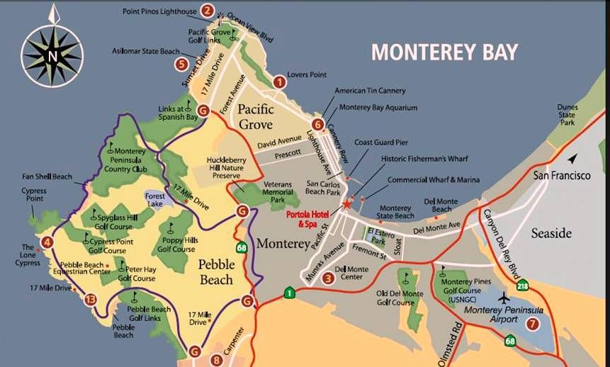 17 Mile Drive Em Carmel Modo De Usar 1 Monterey Bay Aquarium Hotel 