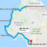 17 Mile Drive Map Un Amica In Viaggio