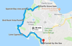 17 mile Drive map Un amica In Viaggio