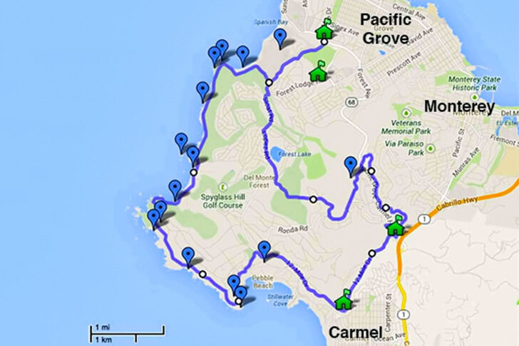 17 Mile Drive Map Pdf