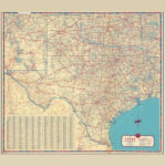 1937 Road Map Texas In 2021 Roadmap Vintage Maps Map