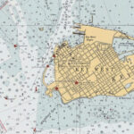 1940 Nautical Map Of Key West Harbor Florida Etsy