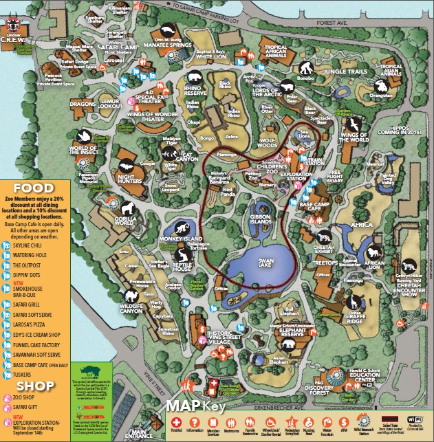 27 Map Of Cincinnati Zoo Maps Online For You