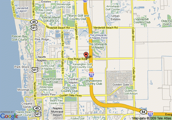 Map Of North Naples Florida