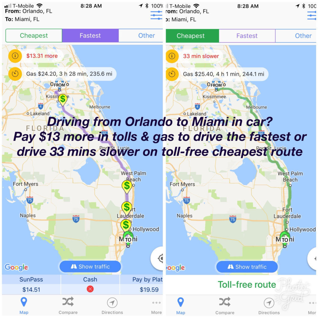 Orlando Area Toll Road Map Wells Printable Map