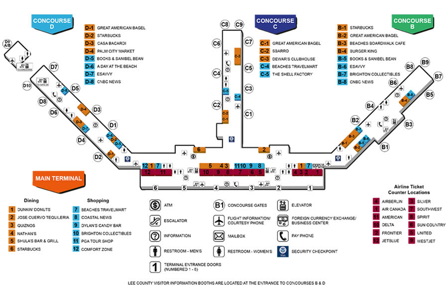 30 Map Of Fort Myers Airport Online Map Around The World