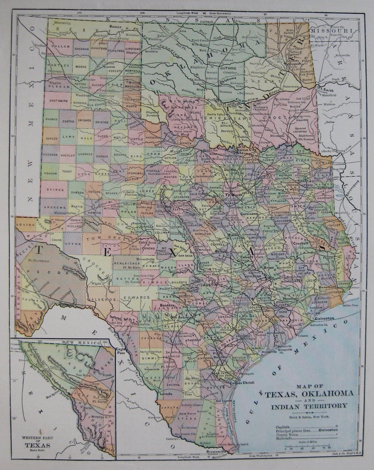 30 Map Of Texas And Oklahoma Maps Database Source