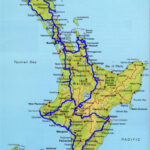 33 North Island New Zealand Map Maps Database Source