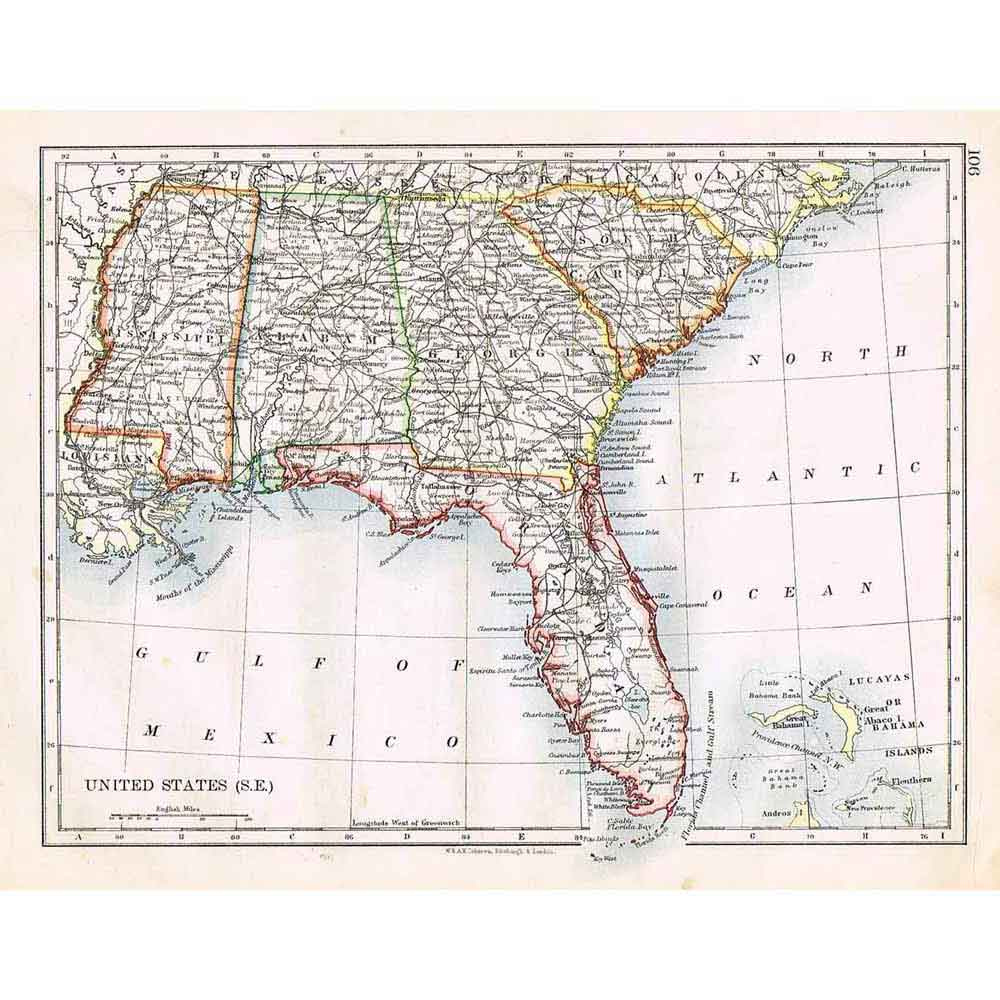 35 Florida Georgia Alabama Map Maps Database Source