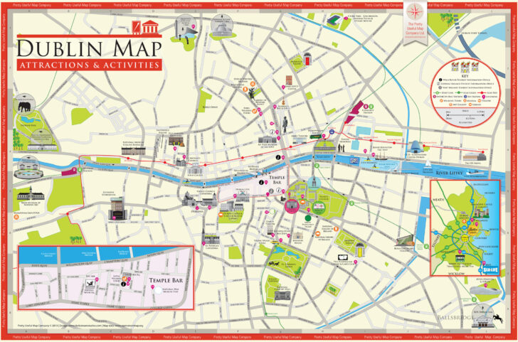 Dublin Tourist Map Printable