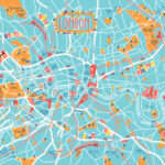 A Map Of London On Behance