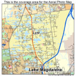 Aerial Photography Map Of Lutz FL Florida