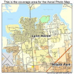 Aerial Photography Map Of Lynn Haven FL Florida