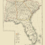 Alabama Georgia South Carolina Florida 1854 23 X 26 Walmart