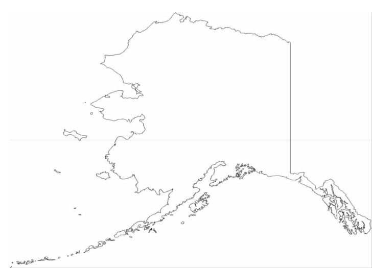 Blank Map Of Alaska
