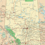 Alberta Road Map Printable Map Of Western Canada Printable Maps