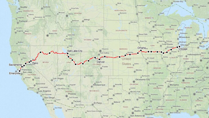 Amtrak California Zephyr Route Map Printable Maps | Wells Printable Map