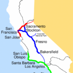 Amtrak Map California Printable Maps