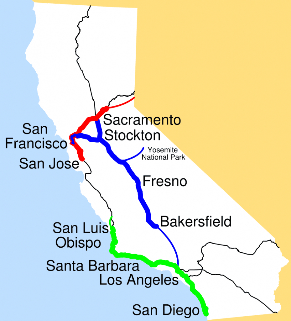 Amtrak Map California Printable Maps