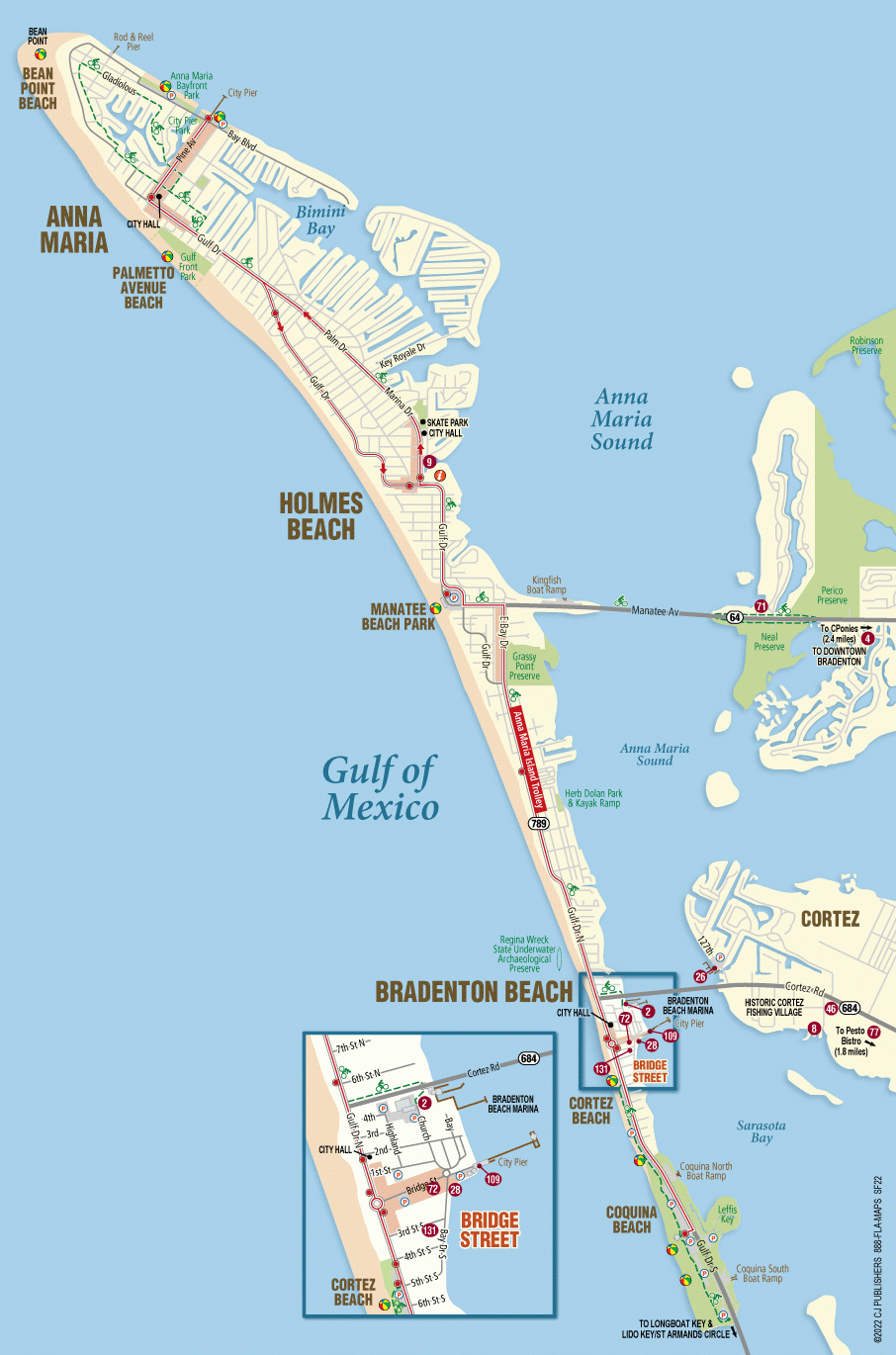 Anna Maria Island Florida Map