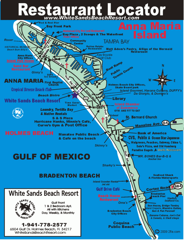 Anna Maria Island Florida Map