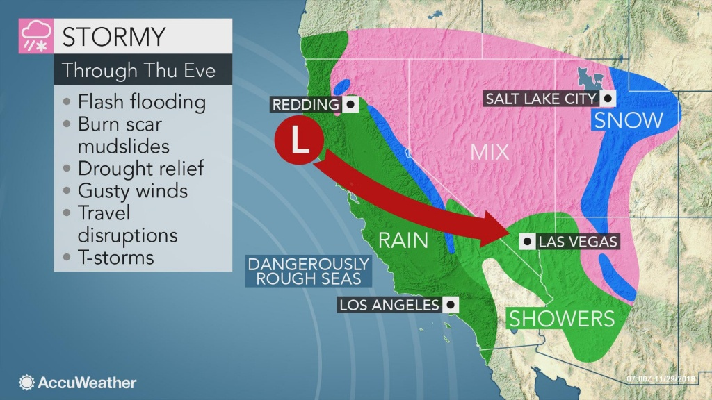 Another Disruptive Storm Has Its Sights Set On The West Coast This Week 