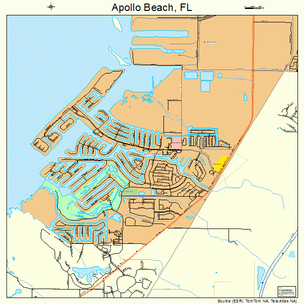 Apollo Beach, Florida Map