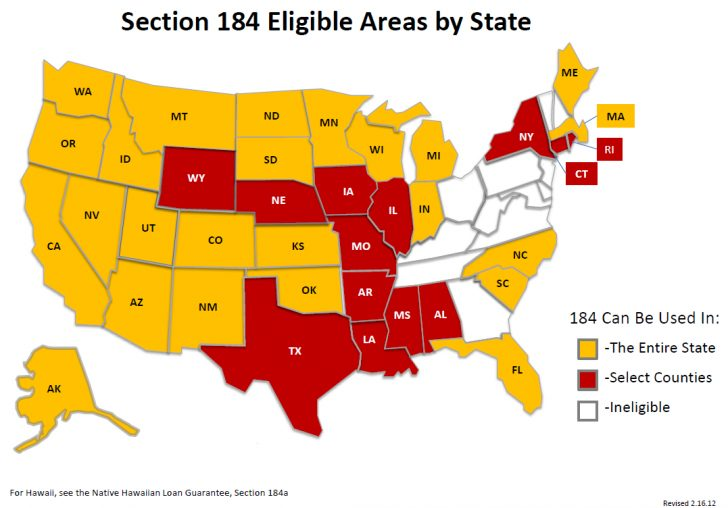 Are You Eligible For A Section 184 Loan Usda Loan Map Florida 