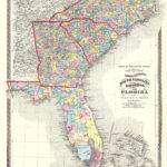 Atlas Of The United States County Map Of North Carolina South