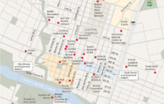 Austin Texas Map Downtown Printable Maps