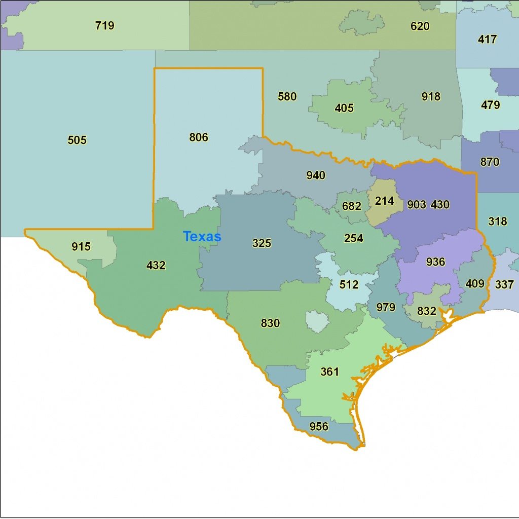 Texas Zip Code Map Wells Printable Map