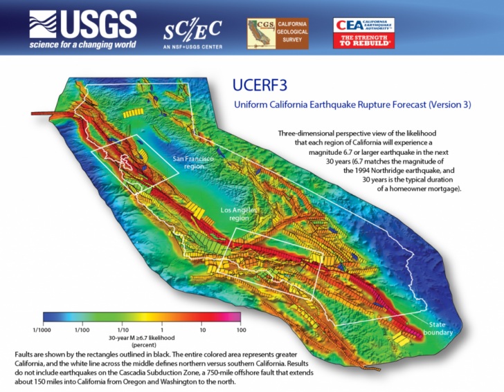 Recent Earthquakes California Usgs Map