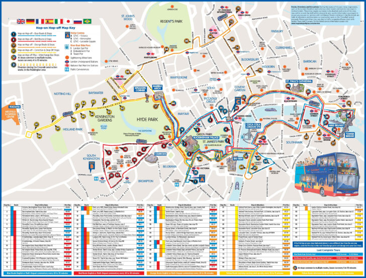 Barcelona Tourist Map Printable