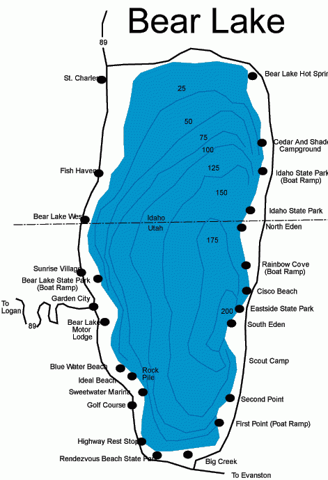 Bear Lake Map