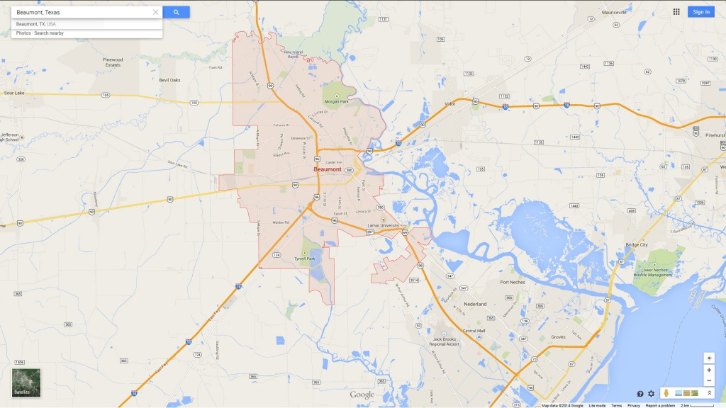 Beaumont Texas Map Google Maps Beaumont Texas Printable Maps