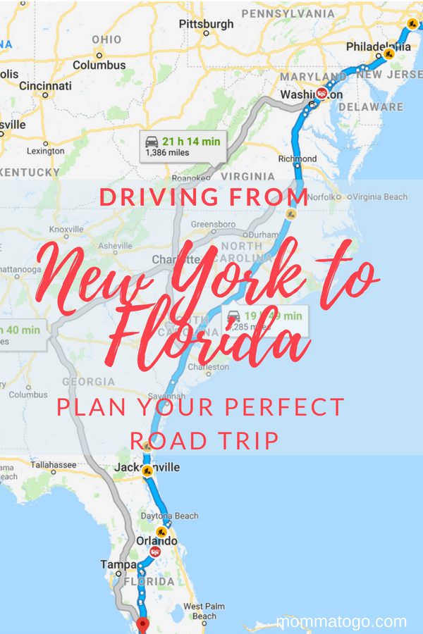 Best Tips For Your New York To Florida Drive Momma To Go Travel 