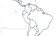 Blank Map Of Latin America Printable Printable Maps