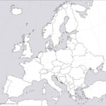 Blank Outline Maps Of The European Continent Regarding Printable Blank
