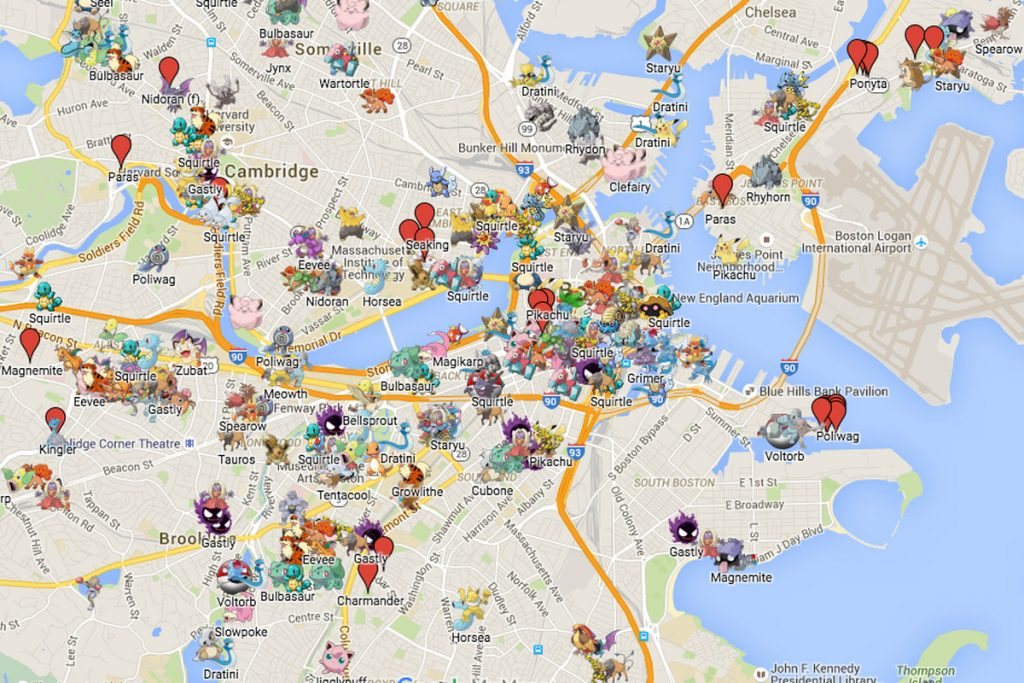 Boston Has An Absurdly Detailed Pok mon Go Map Polygon Florida 