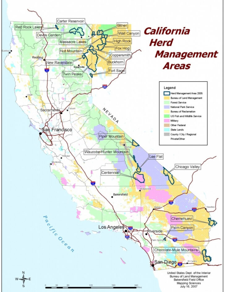 California Public Land Map