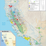 California Almond Farms Map Free Printable Maps