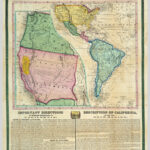 California Gold Rush Rarity Map Of The United States And Mexico