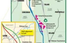 California High Speed Rail Map Kings County