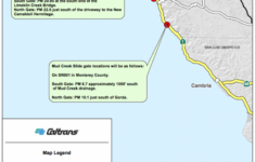 California Highway 1 Closure Map Printable Maps