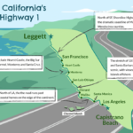 California Highway 1 Road Trip Map Printable Maps