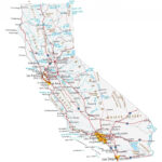 California Lakes And Rivers Map GIS Geography