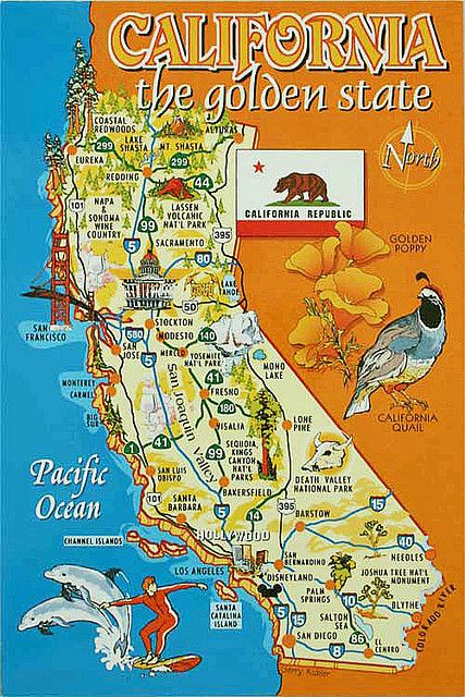 California Map From Maddeleine5 US California Map California Travel 