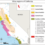 California Map Of Vineyards Wine Regions